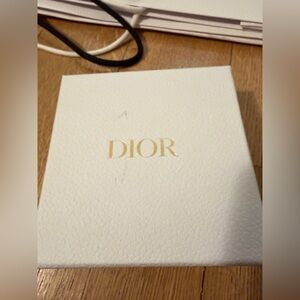 Dior Cream Textured Box with Gold Logo